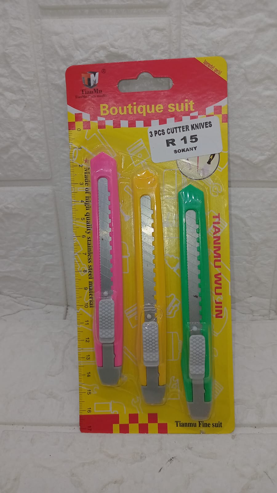 3 PCS CUTTER KNIVES