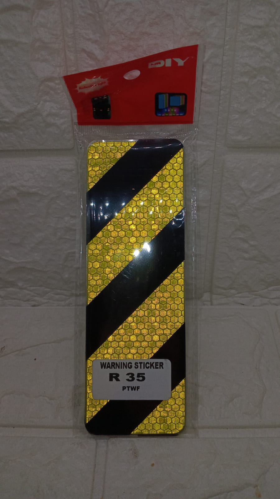 WARNING STICKER