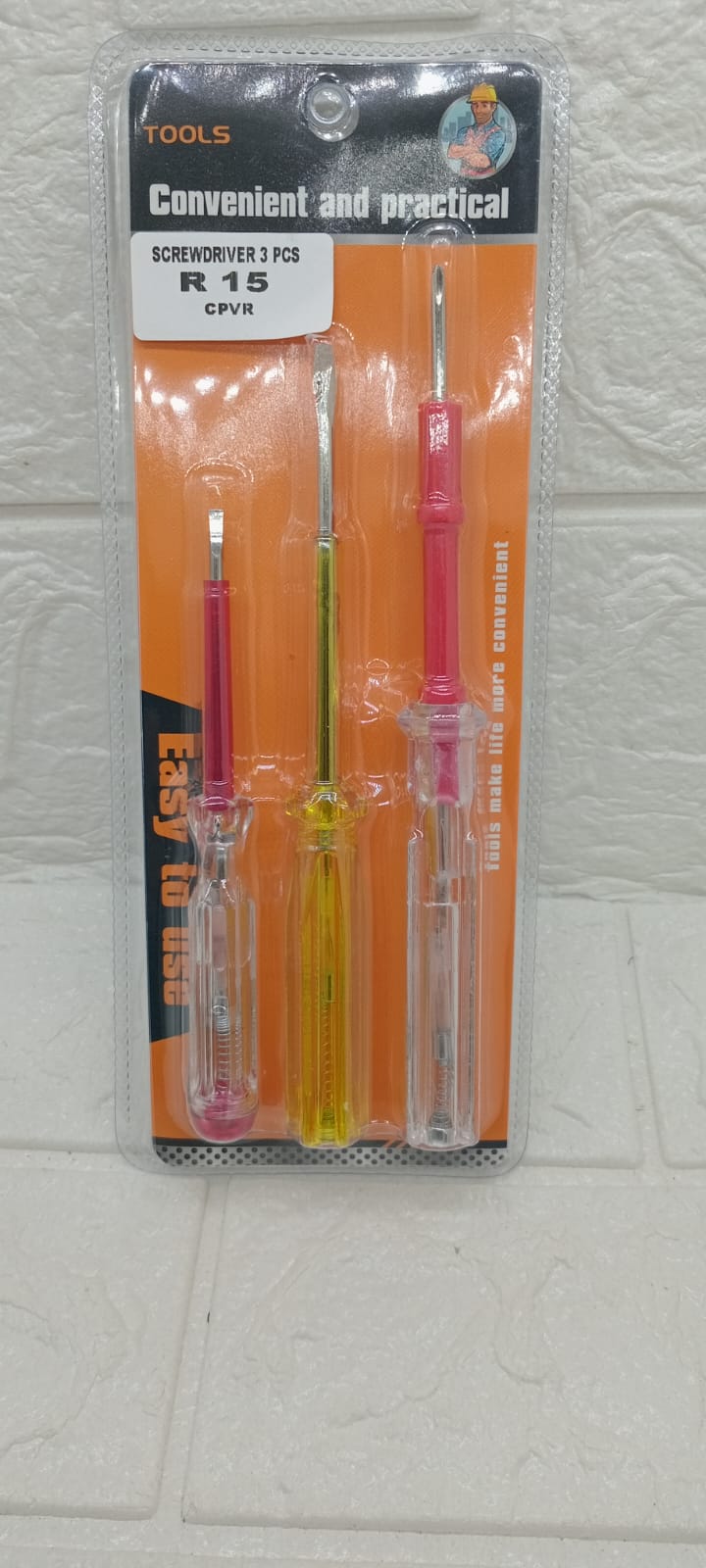 3 PIECE SCREWDRIVER SET