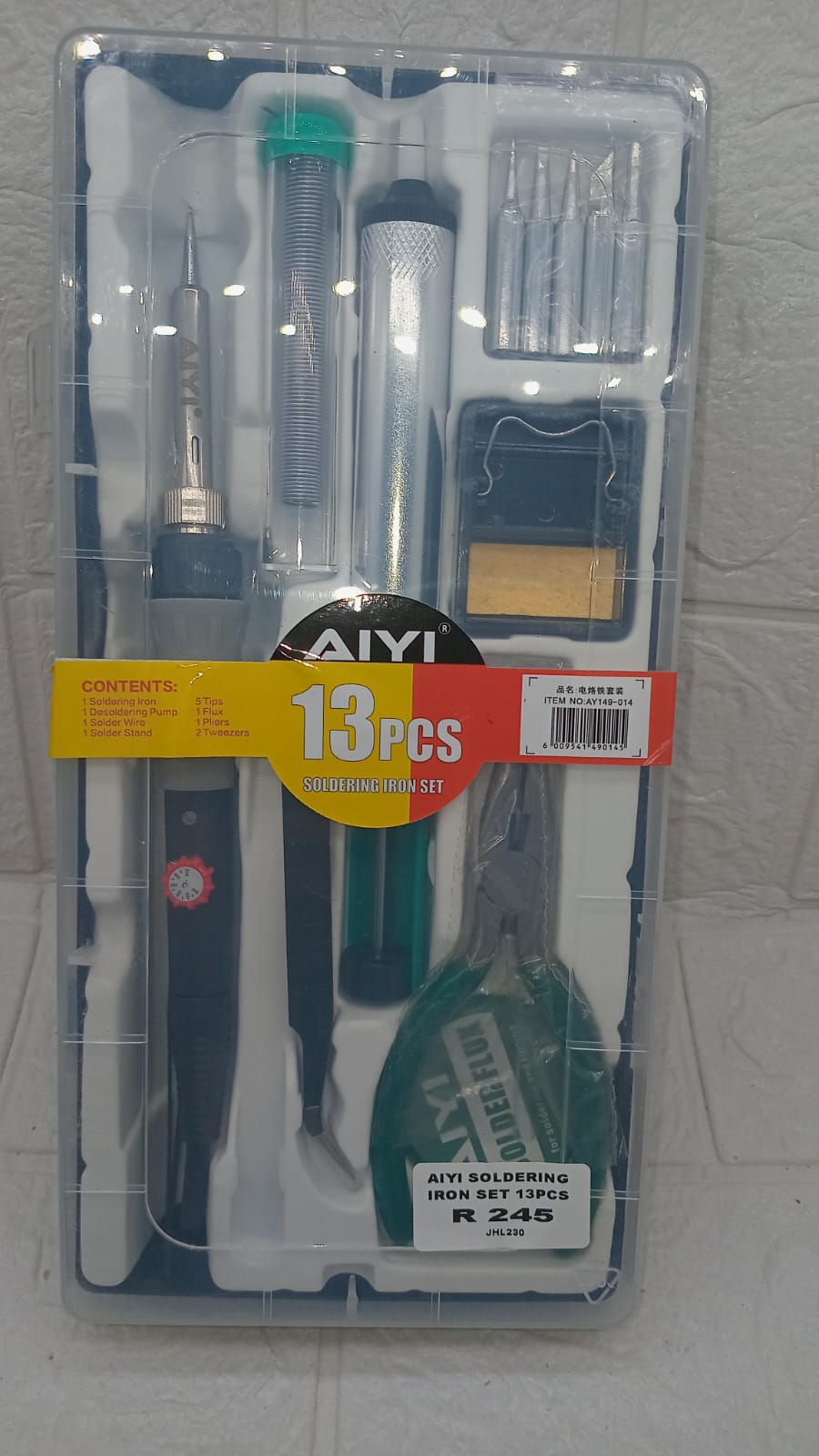 13 PIECE SOLDERING IRON SET