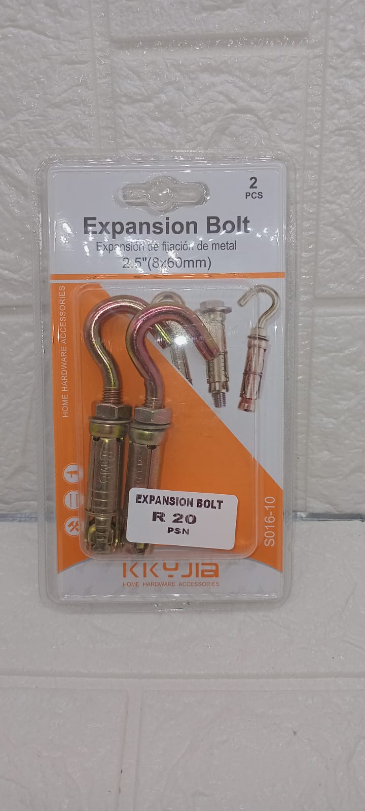 2 PIECE EXPANSION BOLT
