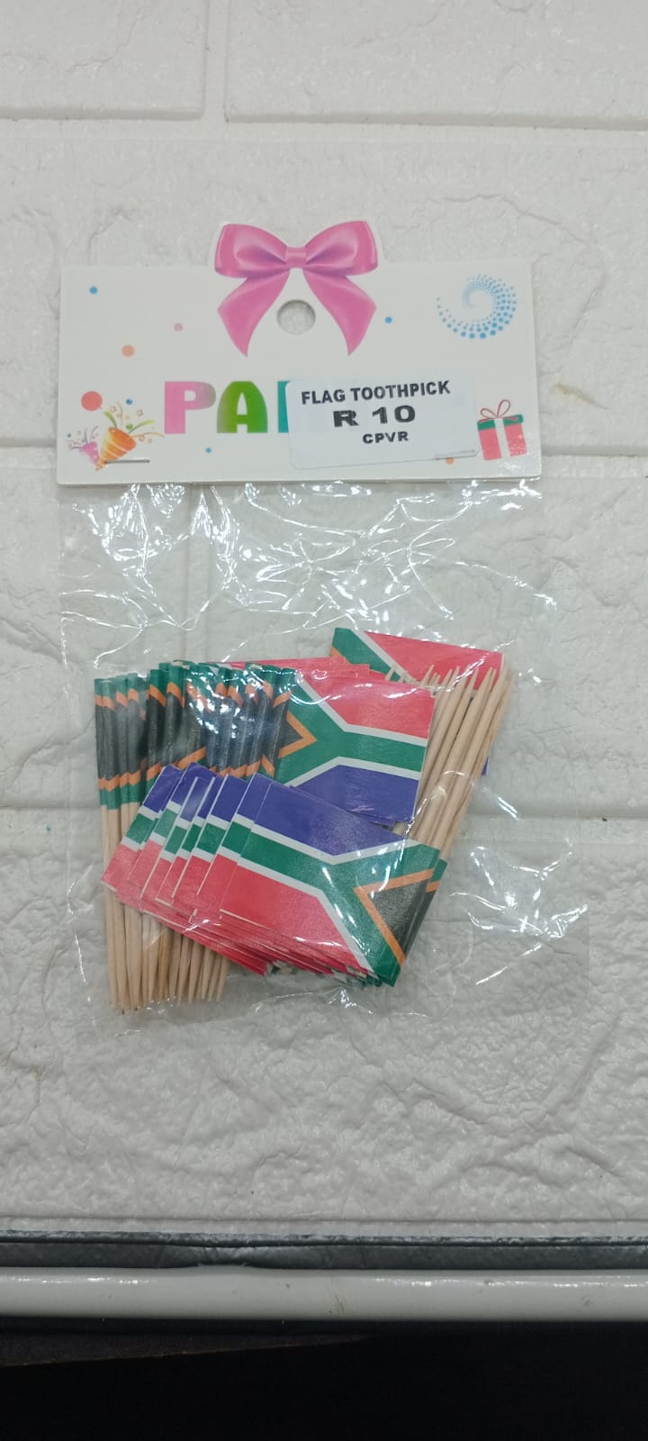SA Flag toothpicks