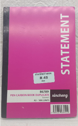 STATEMENT BOOK