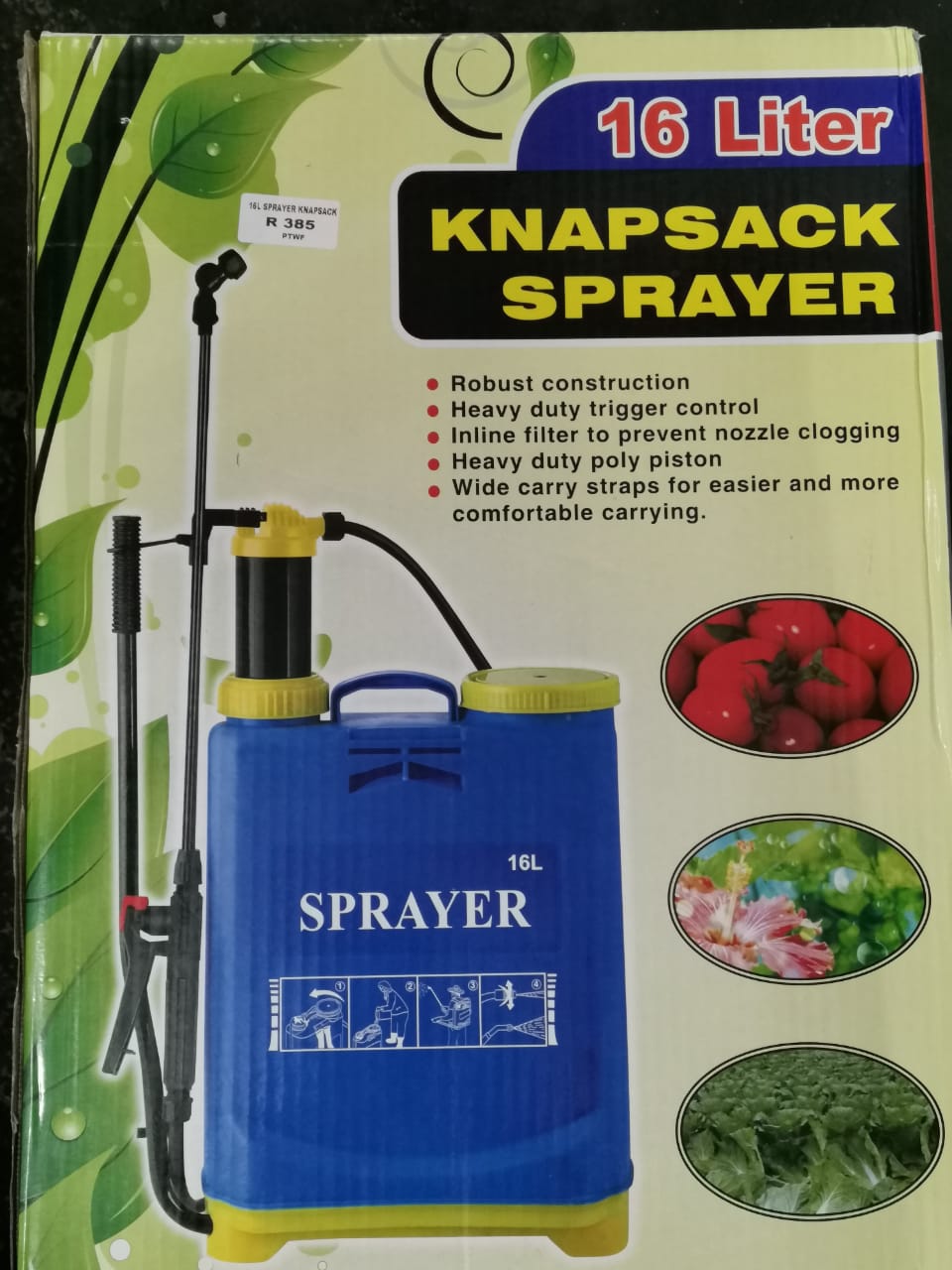16 LITRE KNAPSACK SPRAYER