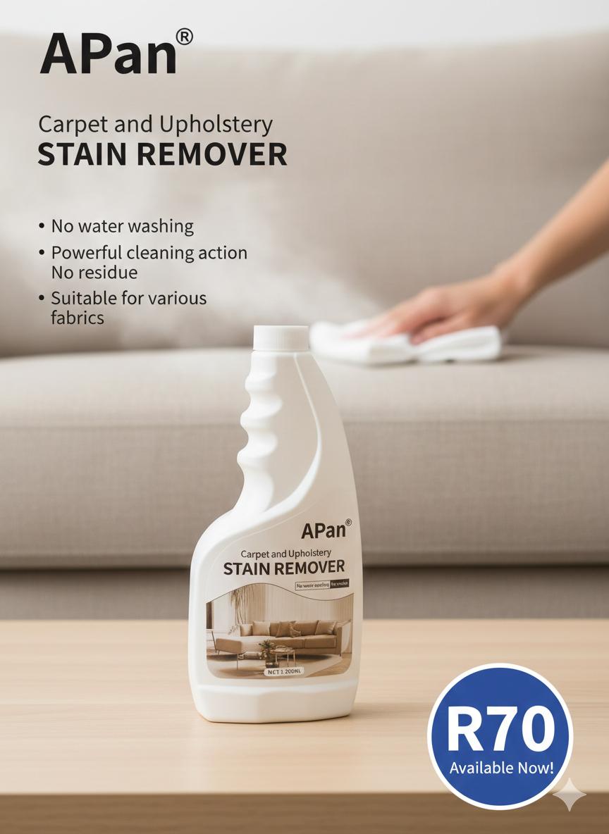 CARPET AND UPHOLSTERY STAIN REMOVER