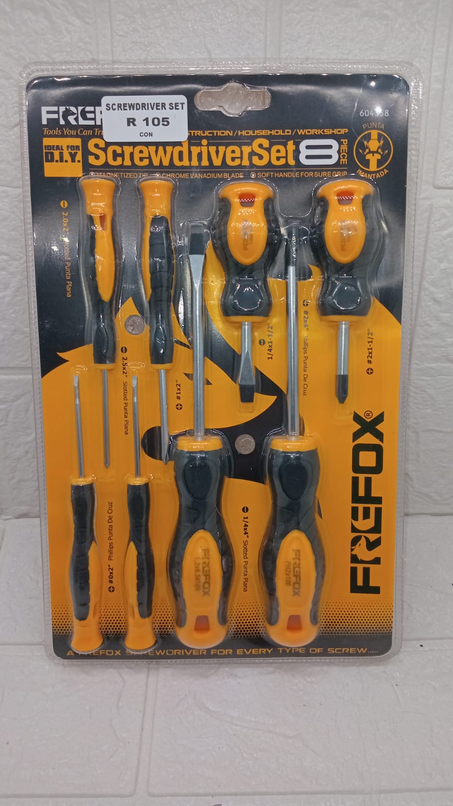 8 PIECE SCREWDRIVER SET