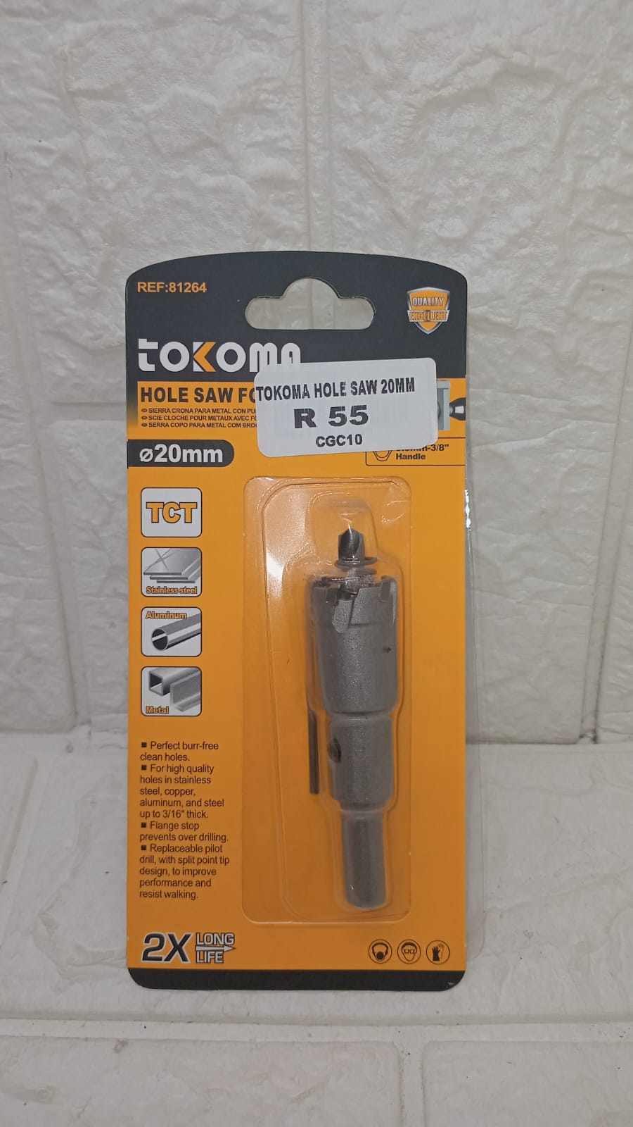 TOKOMO HOLE SAW 20MM
