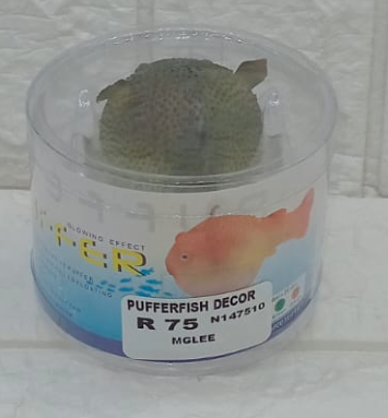 FISHTANK PUFFER FISH DECOR