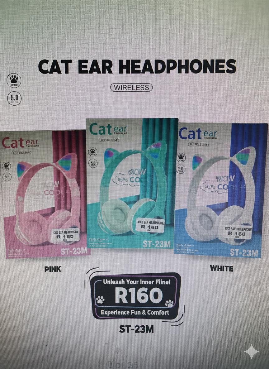 CAT EAR HEADPHONES