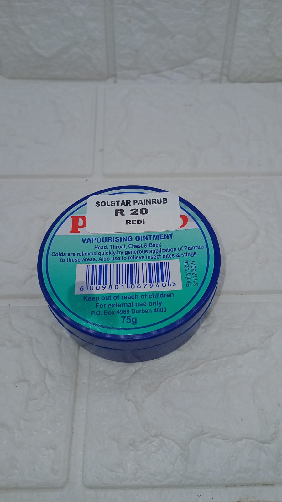 SOLSTAR PAINRUB 75G