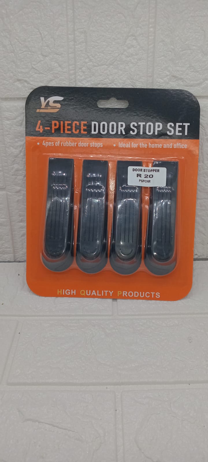 4 PIECE DOOR STOPPER SET