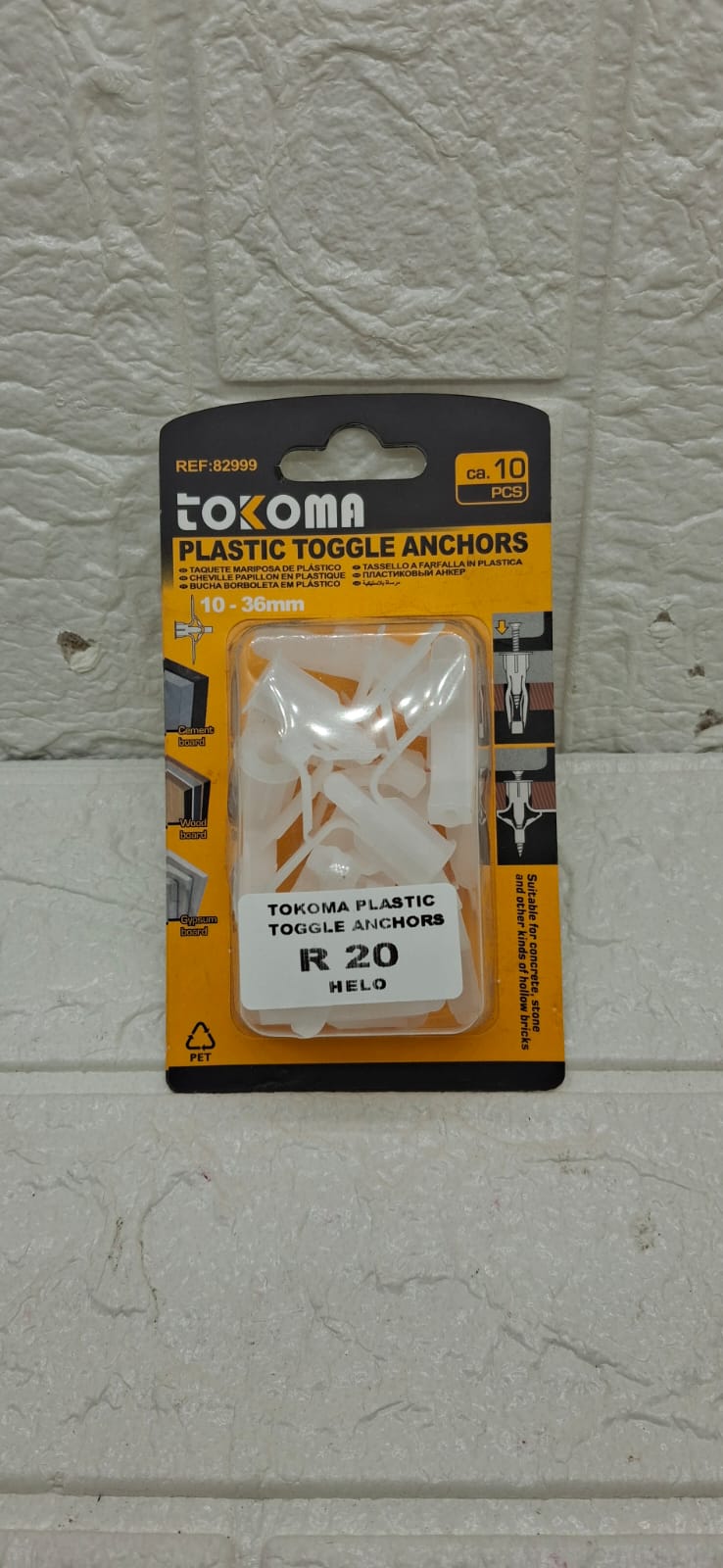 PLASTIC TOGGLE ANCHORS