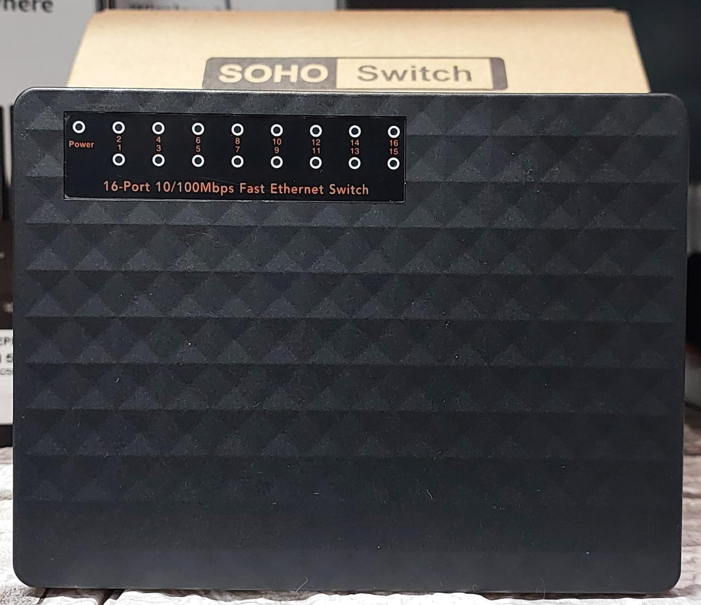 16 PORT 10/100 FAST ETHERNET SOHO SWITHCH