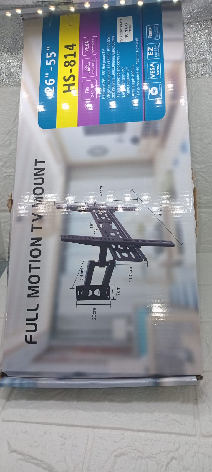 FULL MOTION TV MOUNT 26''-55''