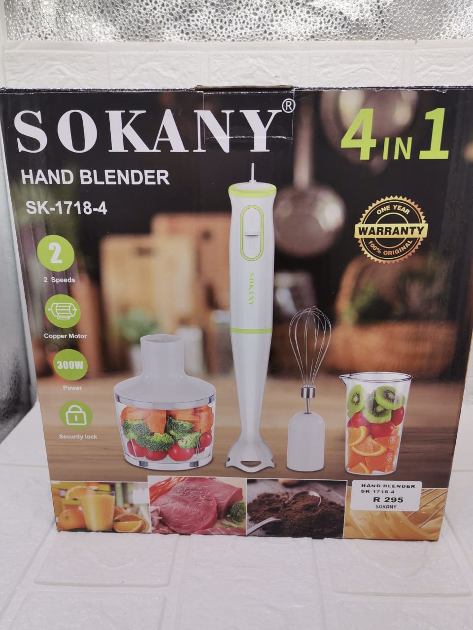 SOKANY 4 IN 1 BLENDER HAND 300W