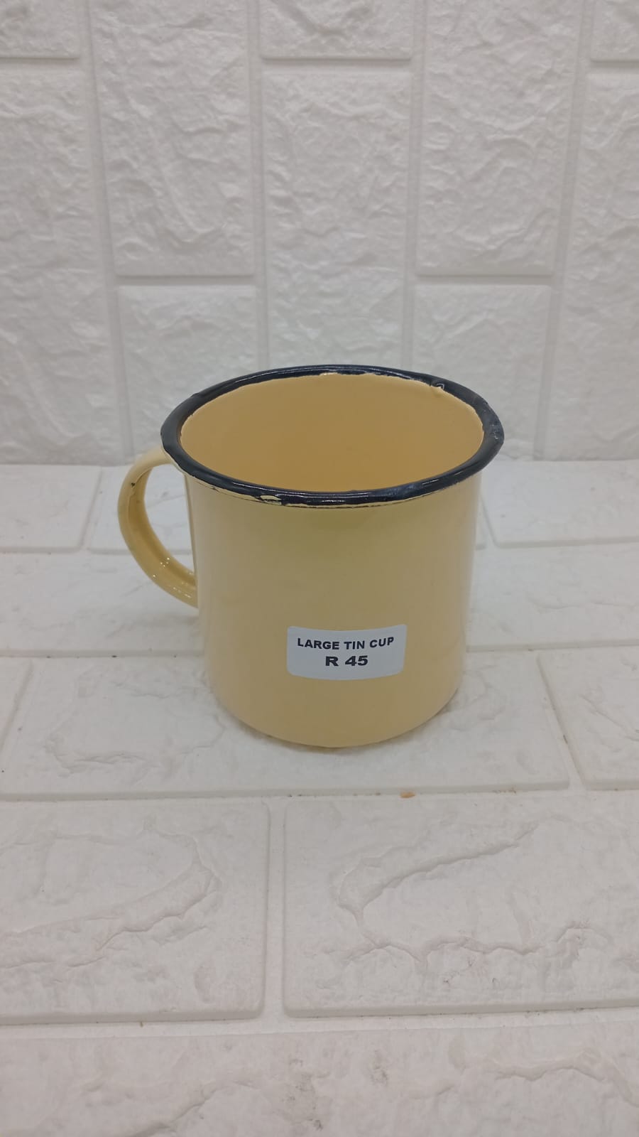 LARGE TIN CUP