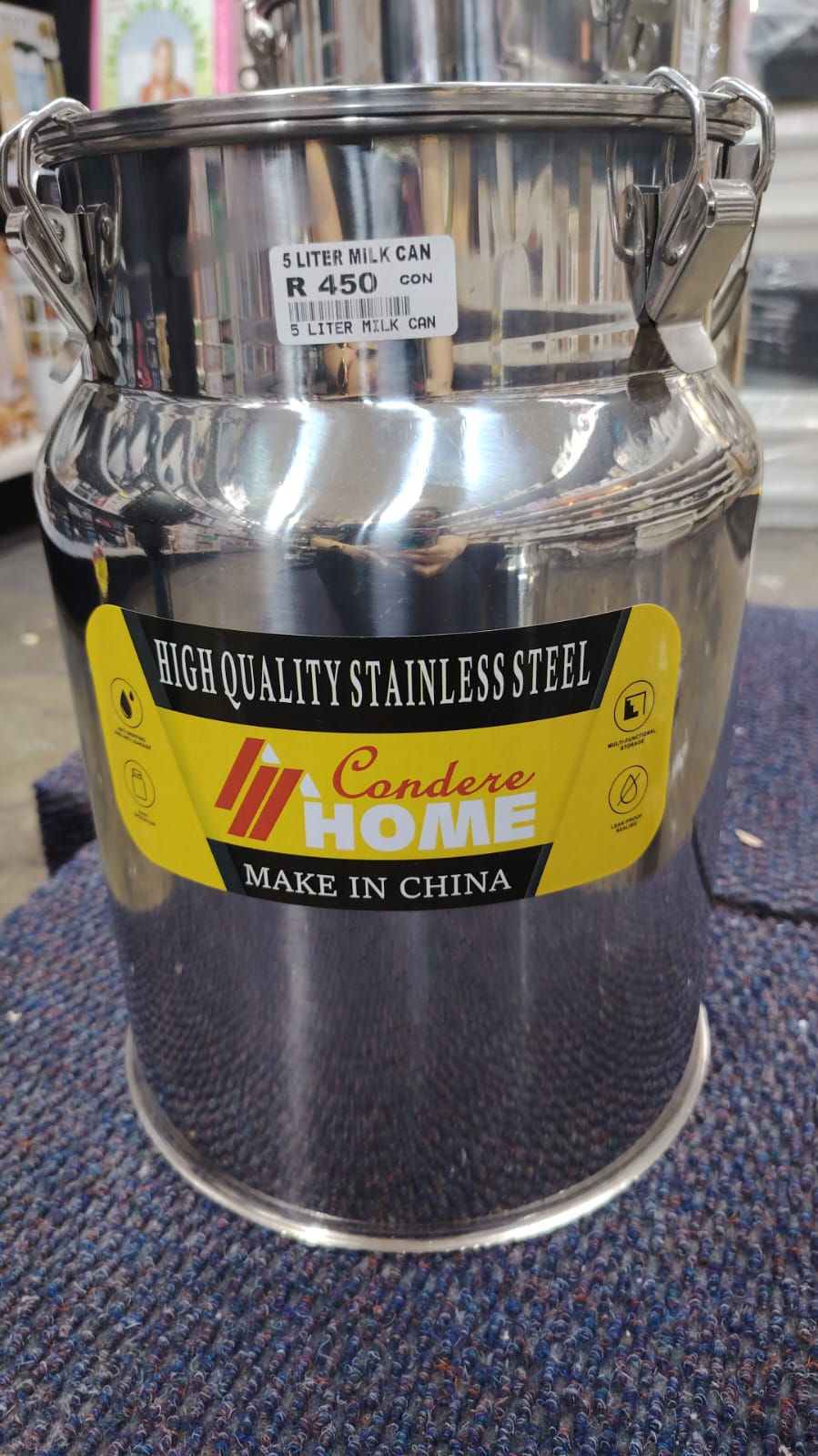 5 LITER MILK CAN