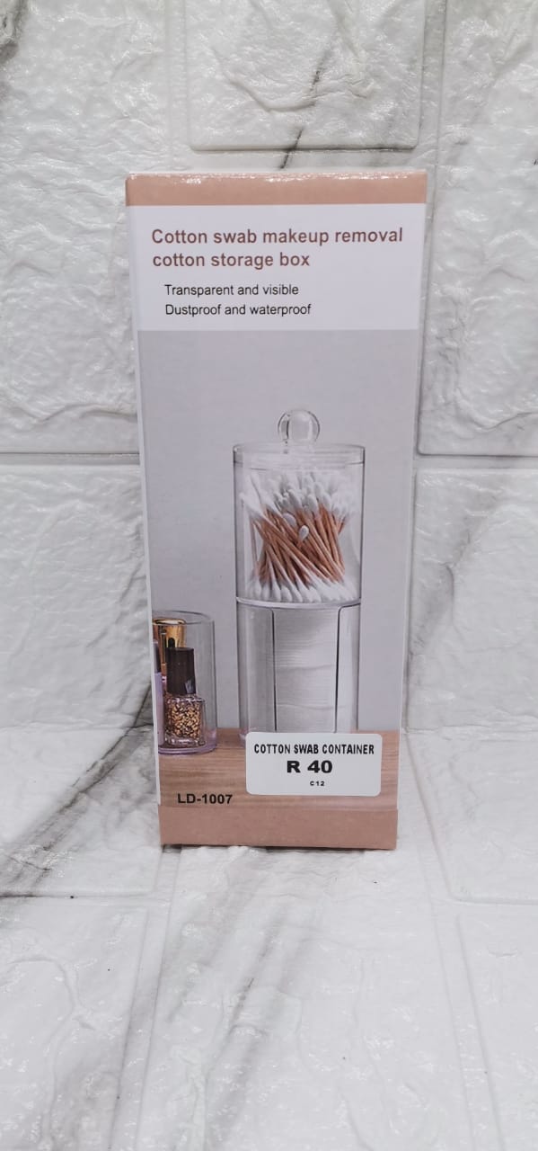 COTTON SWAB CONTAINER