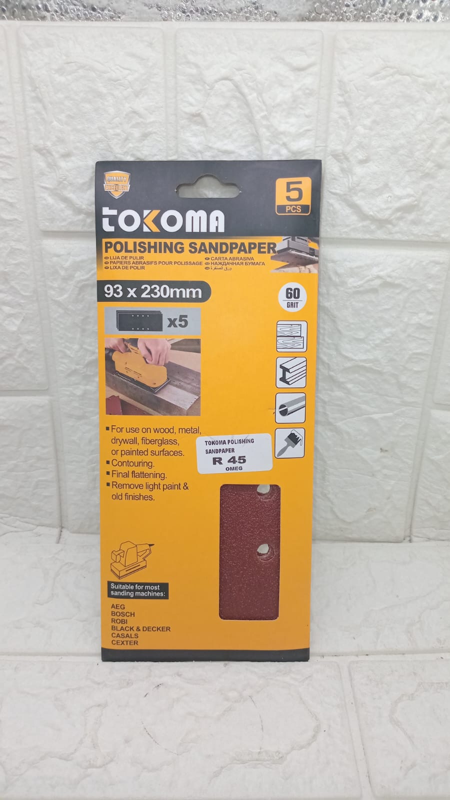 POLISHING SANDPAPER
