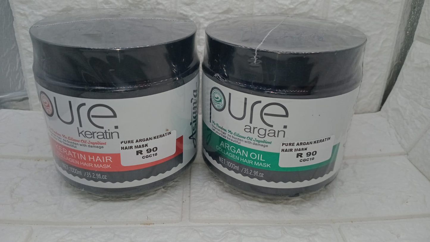 PURE ARGAN/KERATIN HAIR MASK