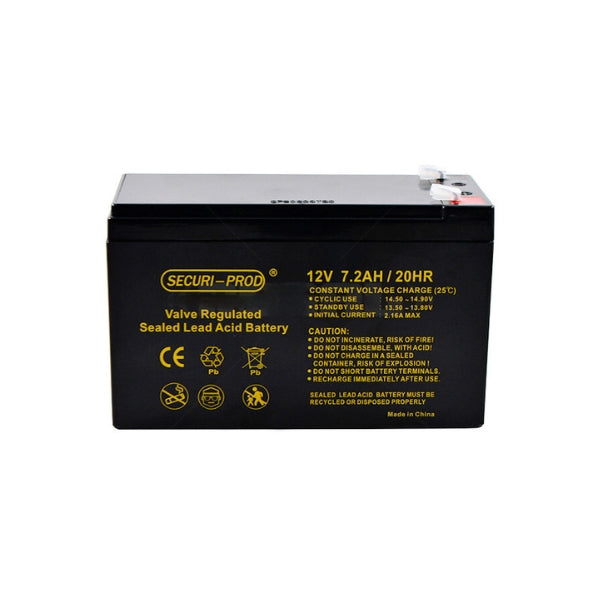 Securi-Prod Battery 12V 7.2Ah SLA
