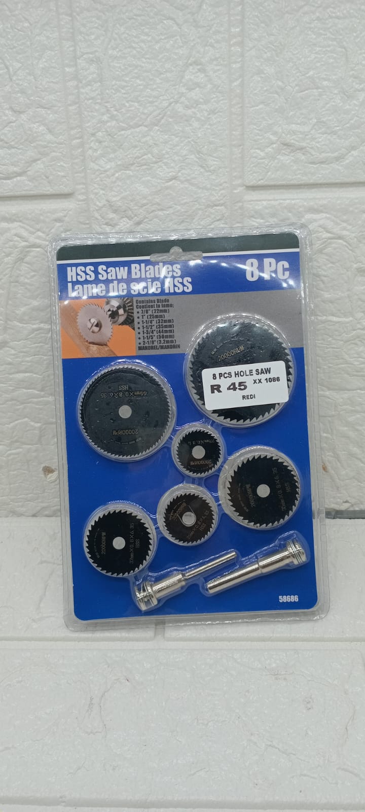 8 PCS HOLE SAW
