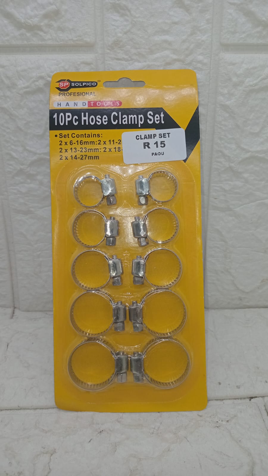 10PC CLAMP SET