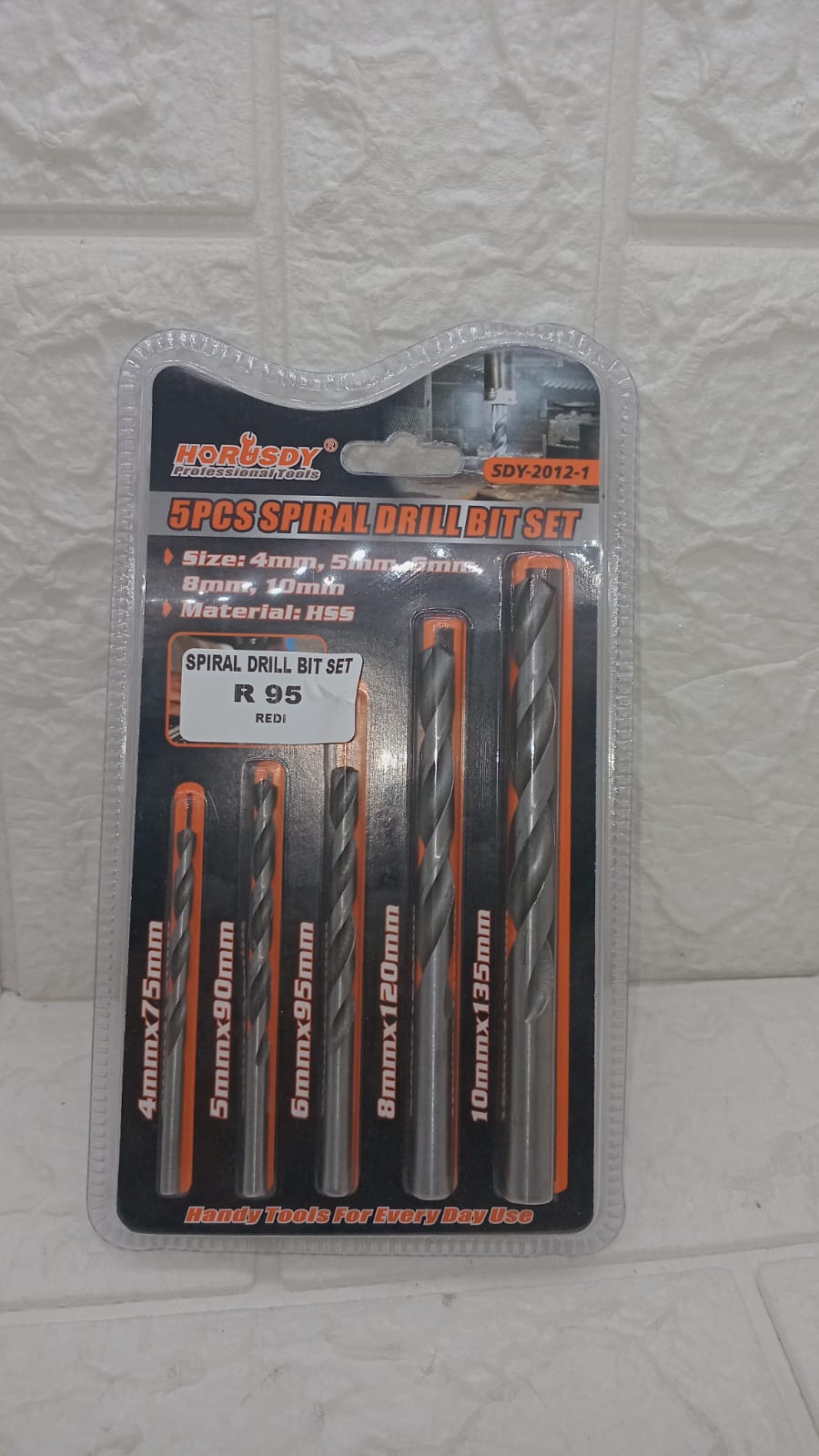 5 PCS SPIRAL DRILL BIT SET