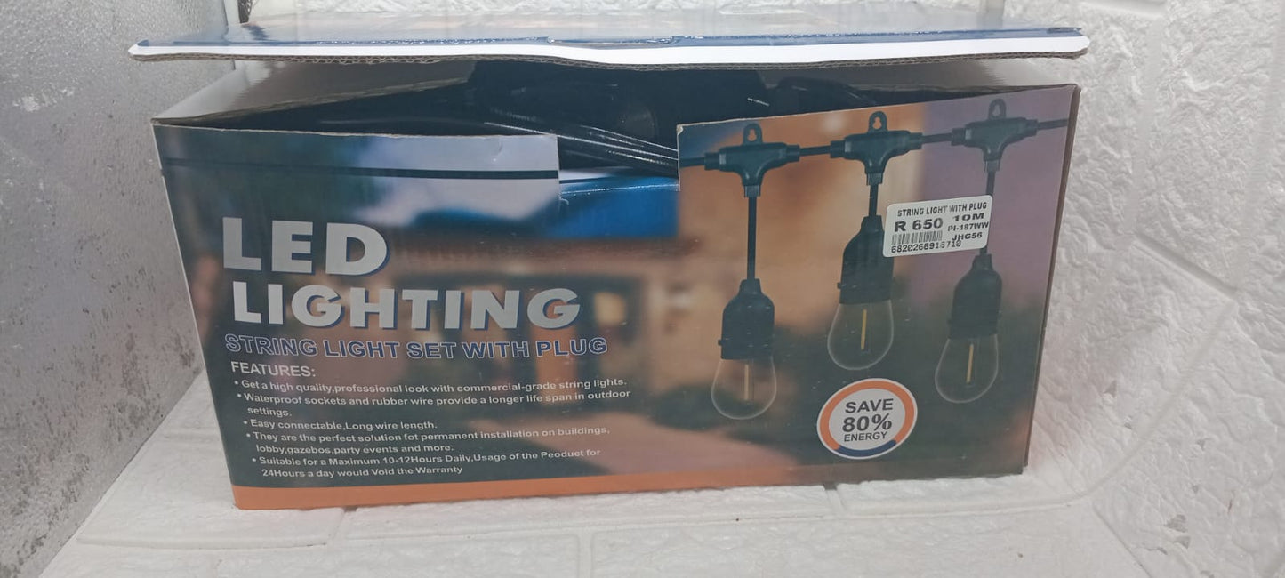 10m STRINGLIGHT WITH PLUG