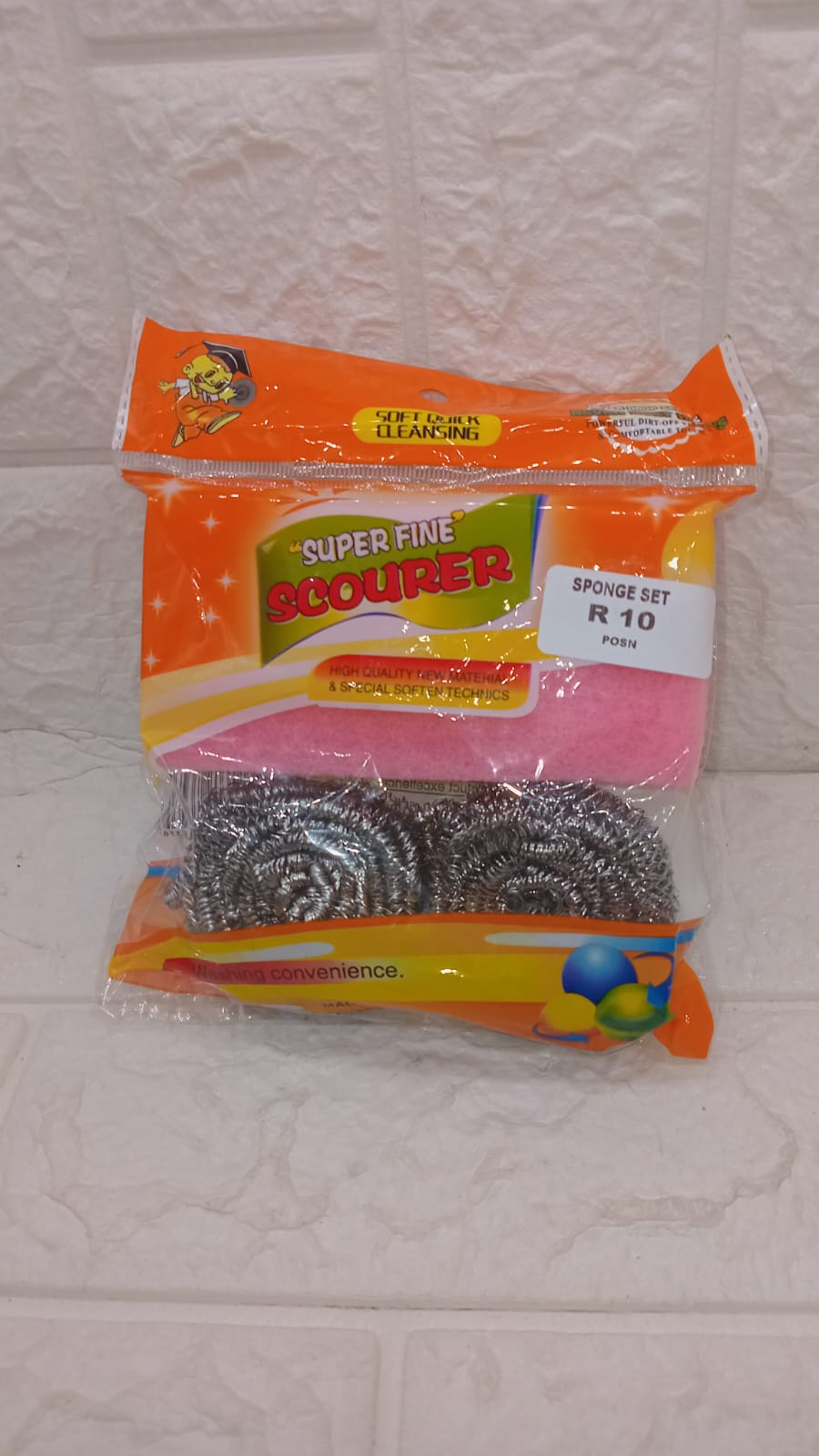 SCOURER AND SPONGE SET