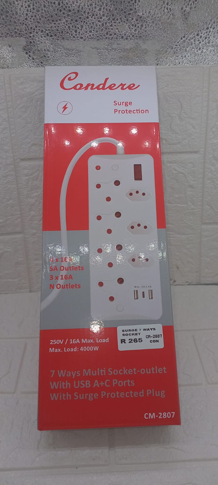 SURGE 7 WAYS SOCKET