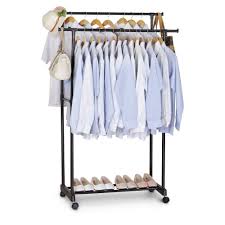 DUAL CLOTHING RAIL /RACK