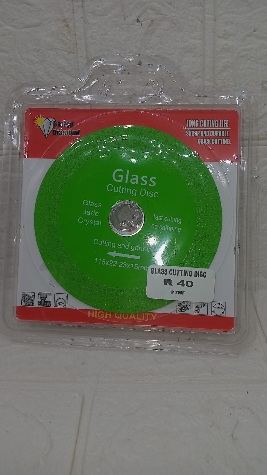 GLASS CUTTING DISC