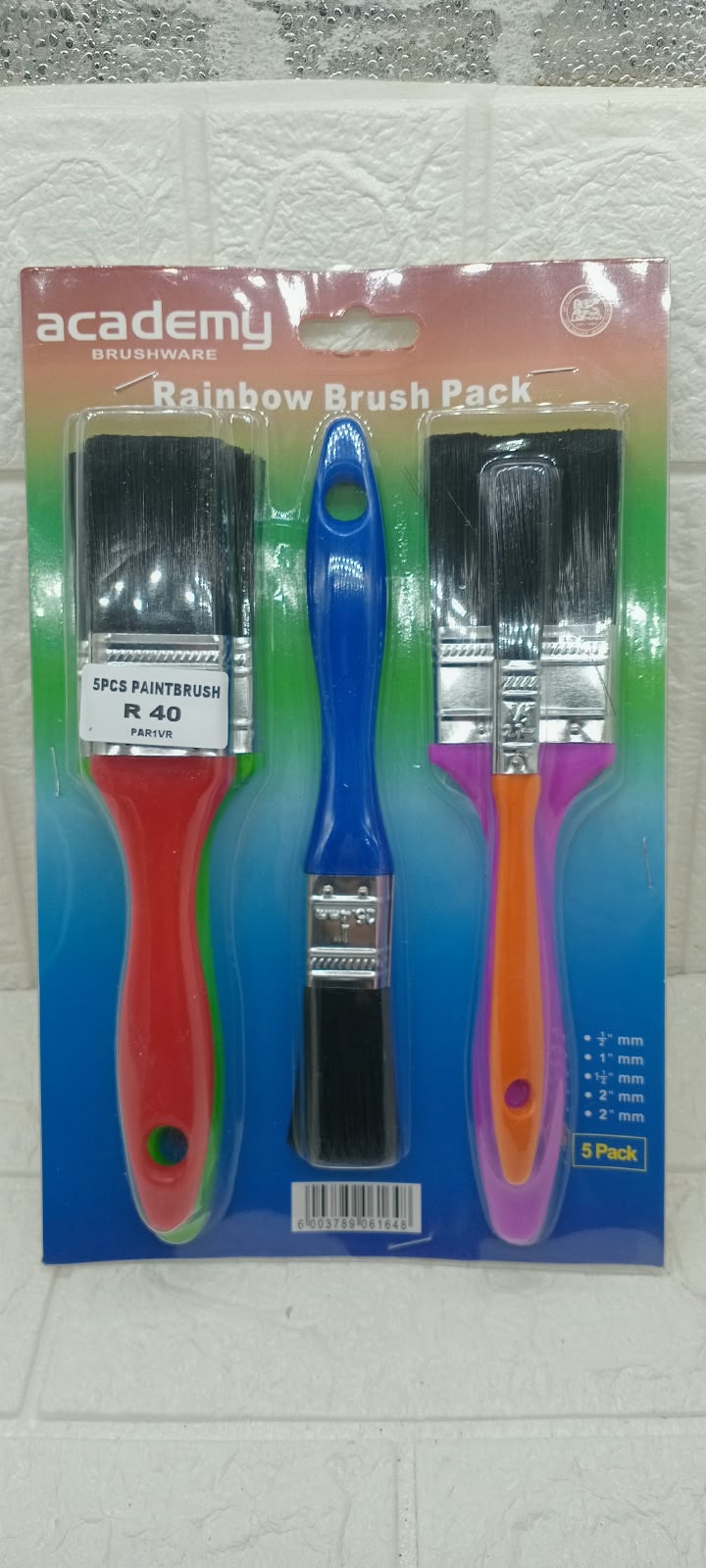 5pcs RAINBOW PAINTBRUSH PACK