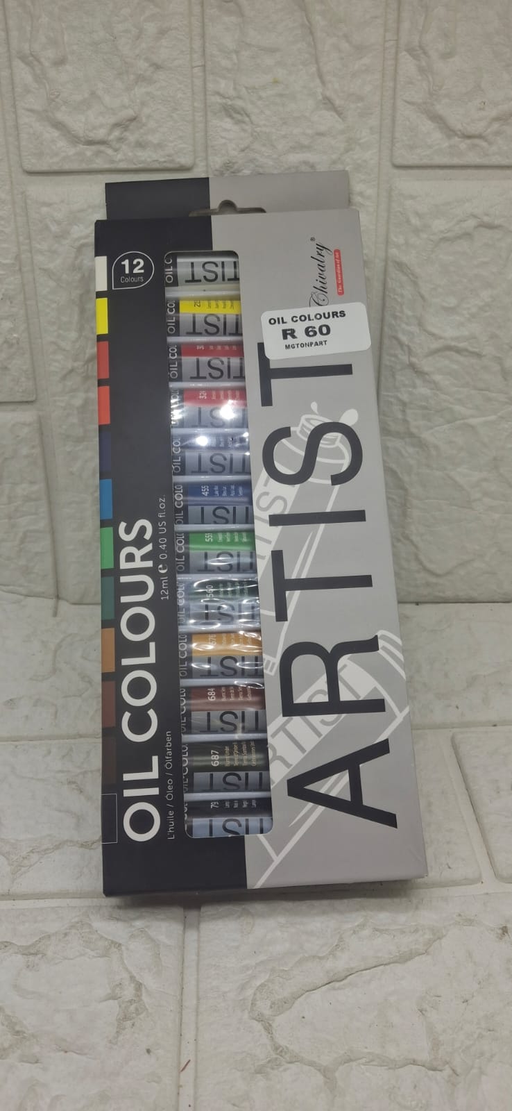 12PC OIL COLORS