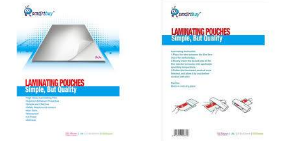 LAMINATING POUCHES 100PC /150 MICRONS
