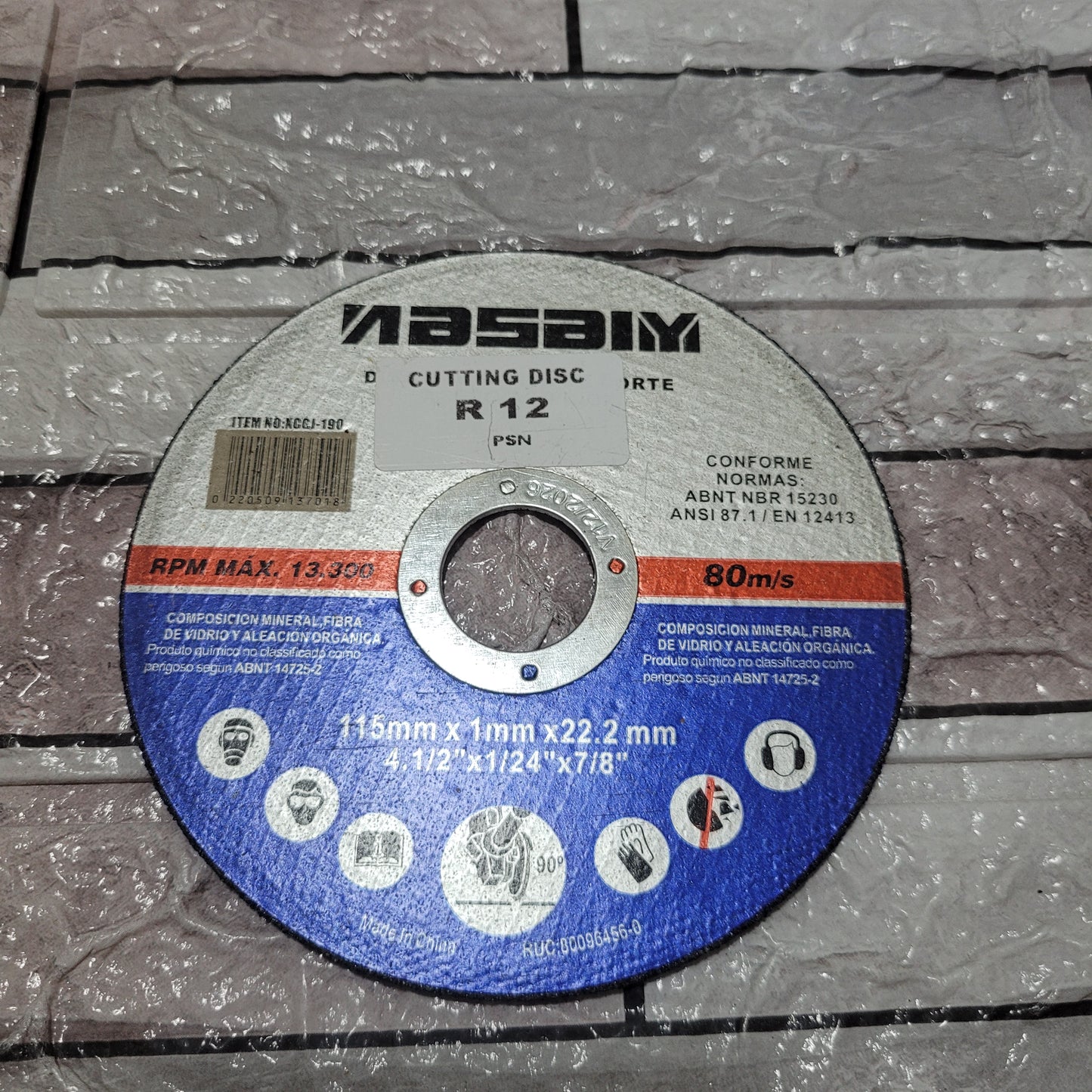 115mm cutting disc