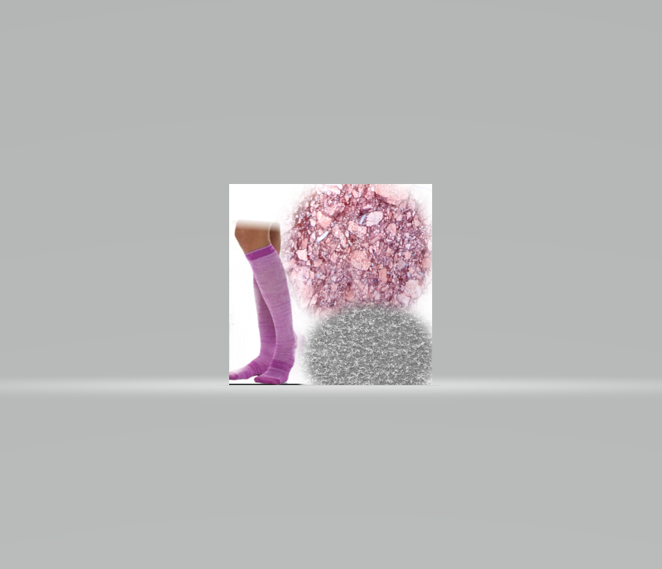 Copper Fit Compression Socks Lavender