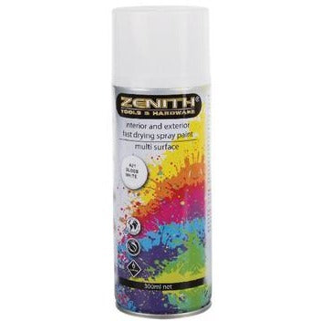 ZENITH SPRAY PAINT GLOSS WHITE