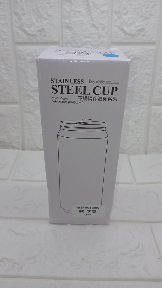 STAINLESS STEEL THERMOS MUG