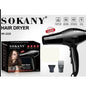 Sokany SK-2223 Professional Hair Dryer With 3 Extras - 3000 W