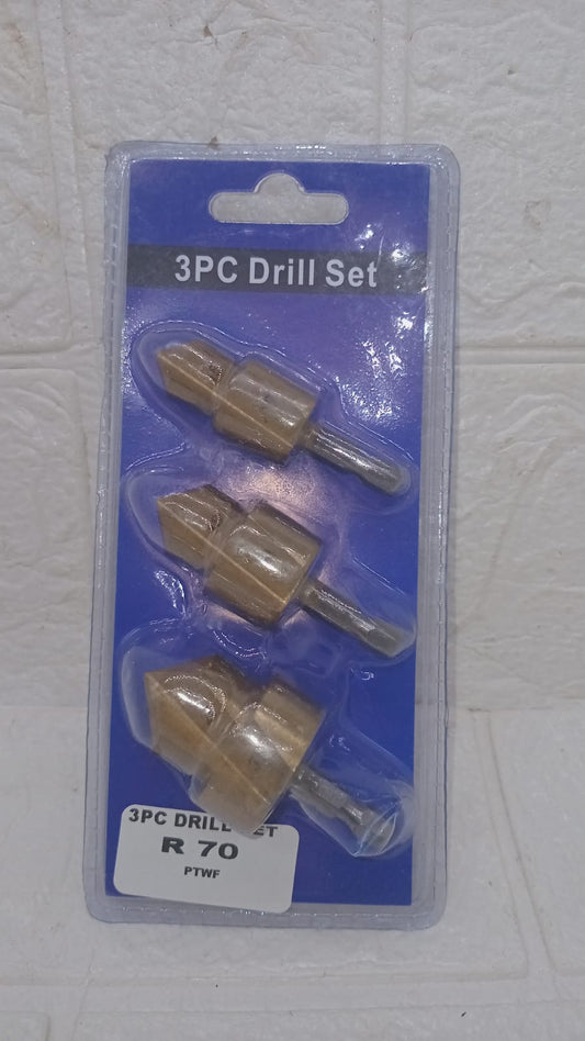 3 PC DRILL SET