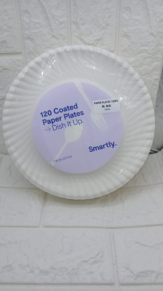 PAPER PLATES 120 PIECE