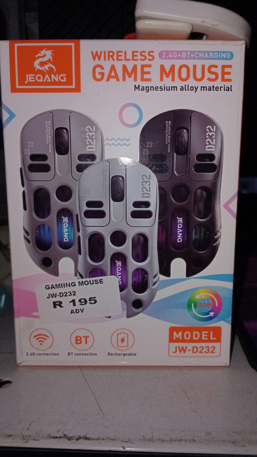 GAMING MOUSE JW-DW232