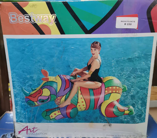 Bestway Rhino Pop Art Rider Floater