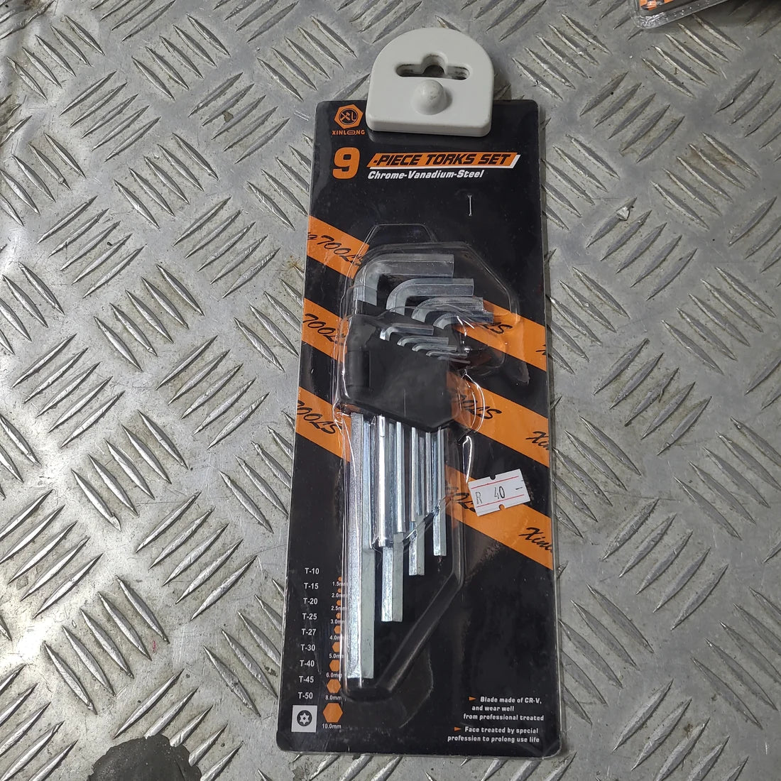 9pcs Hex Key Set