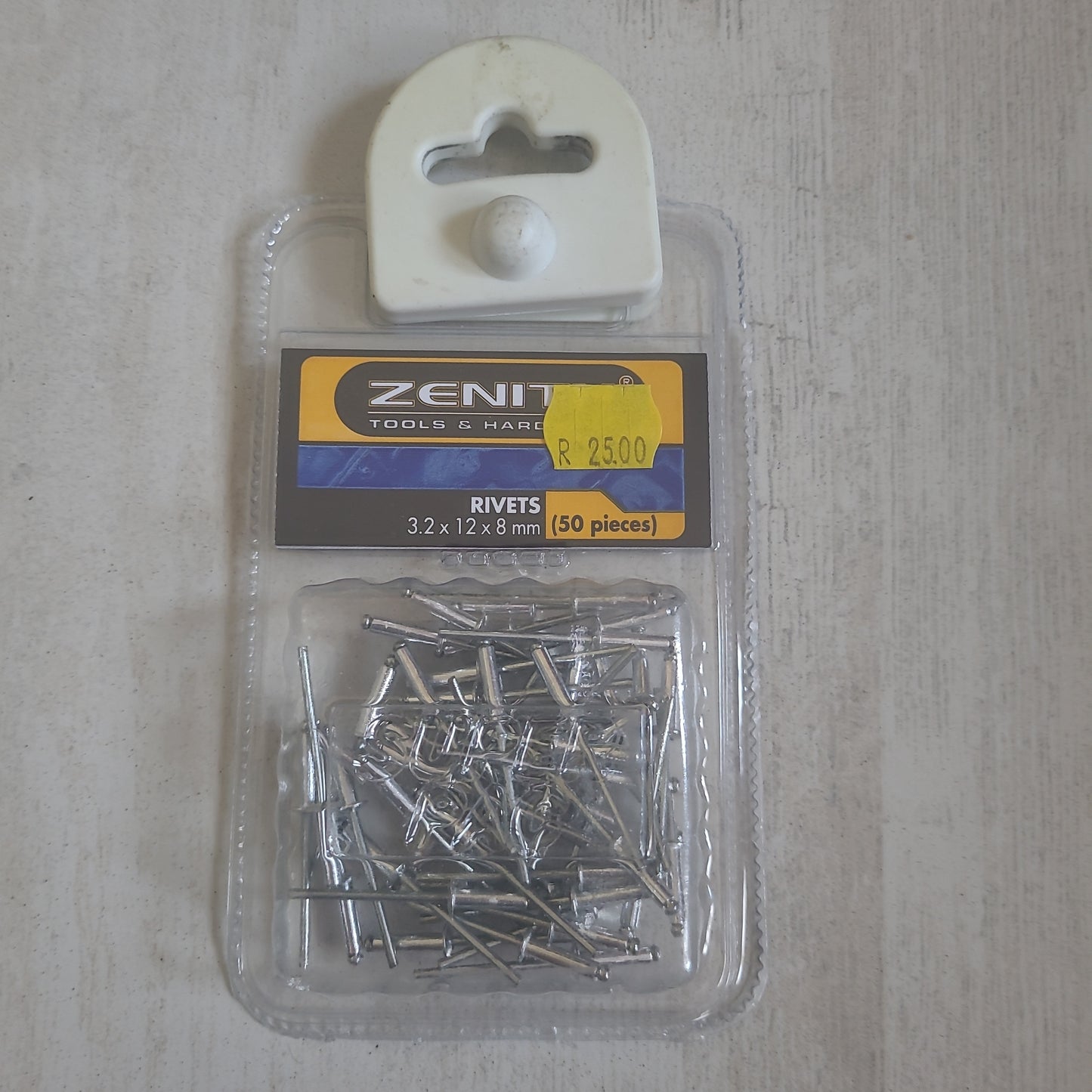 ZENITH 3.2 × 12 × 8mm Rivets (50 pack)