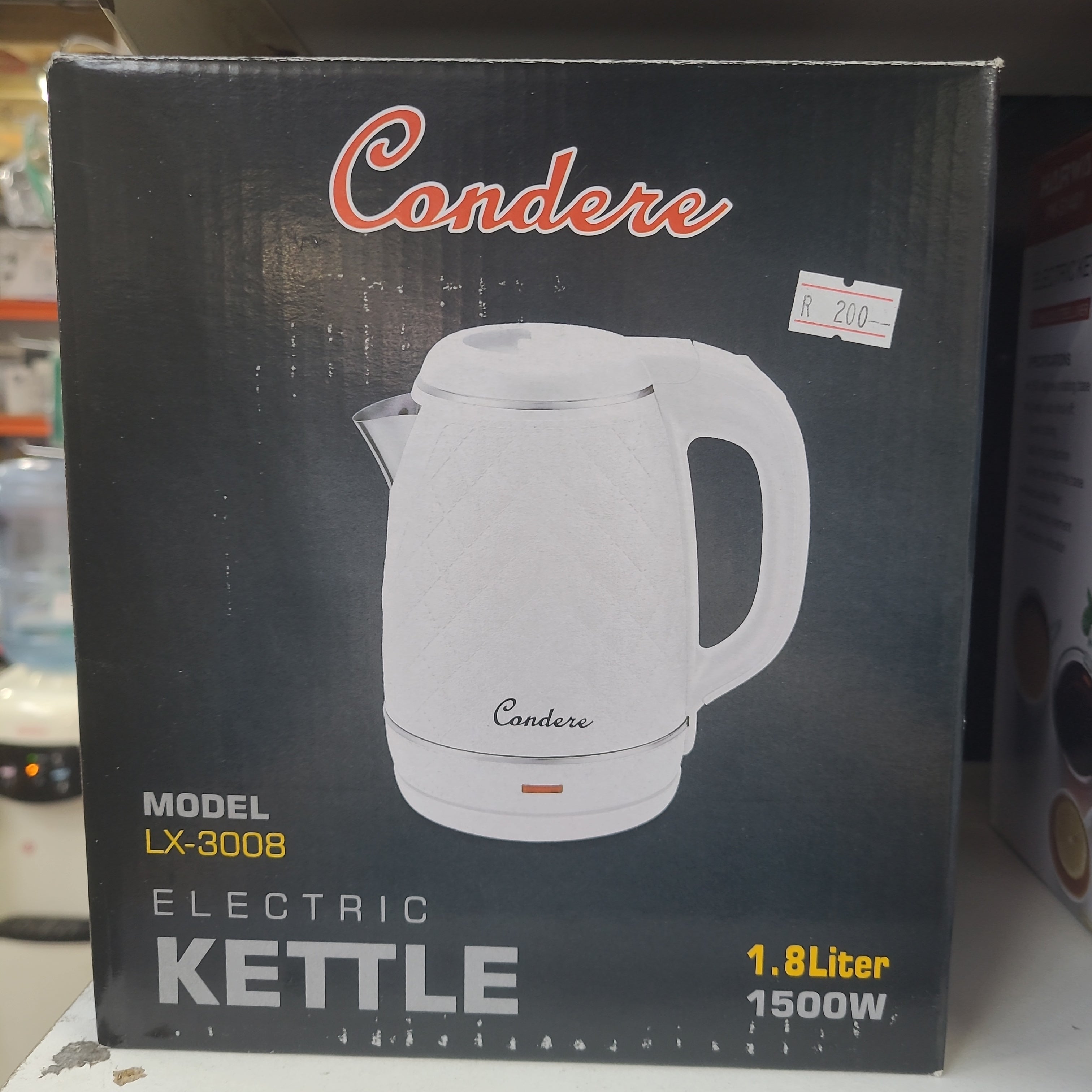 CONDERE Electric Kettle LX-3008 – SA Liquidation centre
