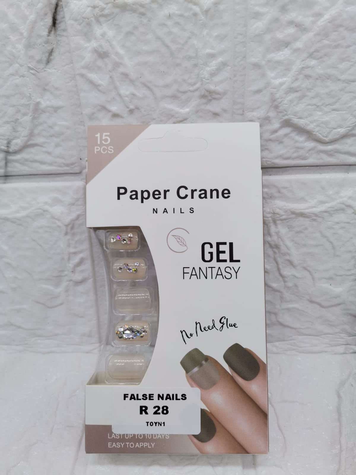 Paper Crane Gel Nails