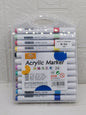 24 ACRYLIC MARKERS